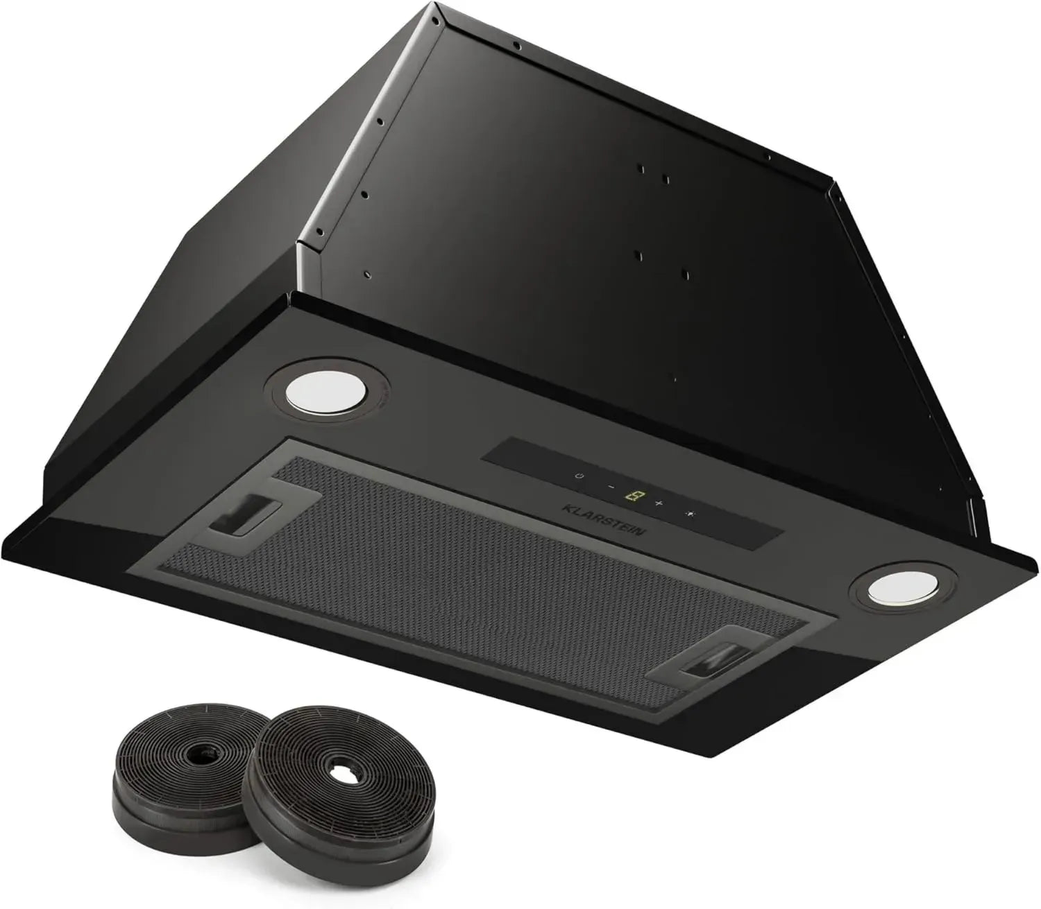 Klarstein Hotte Encastrable 52 cm, Silencieuse avec LED, Débit Puissant 439 m³/h, Minuterie et Commandes Tactiles