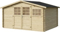Cabane de Jardin en Bois Clairval - 12,53 m² - Parois 28 mm