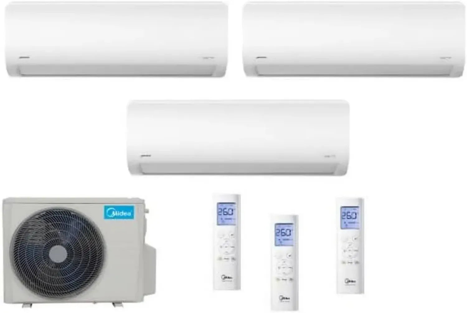 Climatiseur MIDEA DC Inverter Extreme Pro Wi-Fi, 9+9+12, R-32, A++/A+