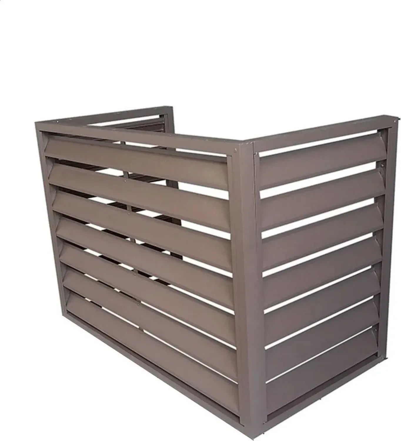 Protection en aluminium pour unité extérieure de climatiseur, résistante aux intempéries et durable