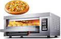 Four à pizza électrique professionnel en acier inoxydable, 3200 W, 220 V, pour restaurant