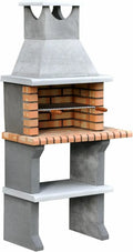 Grill Extérieur Luna Plus XL en Béton Réfractaire pour Terrasse