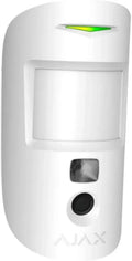 Capteur de Mouvement Intérieur avec Caméra Intégrée, Immunité Animale, Portée 12m, Compatible Hub-2, Blanc