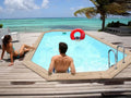 Piscine en Bois Cordoue, Compacte et Écologique, 3.48m x 2.15m x 1.18m