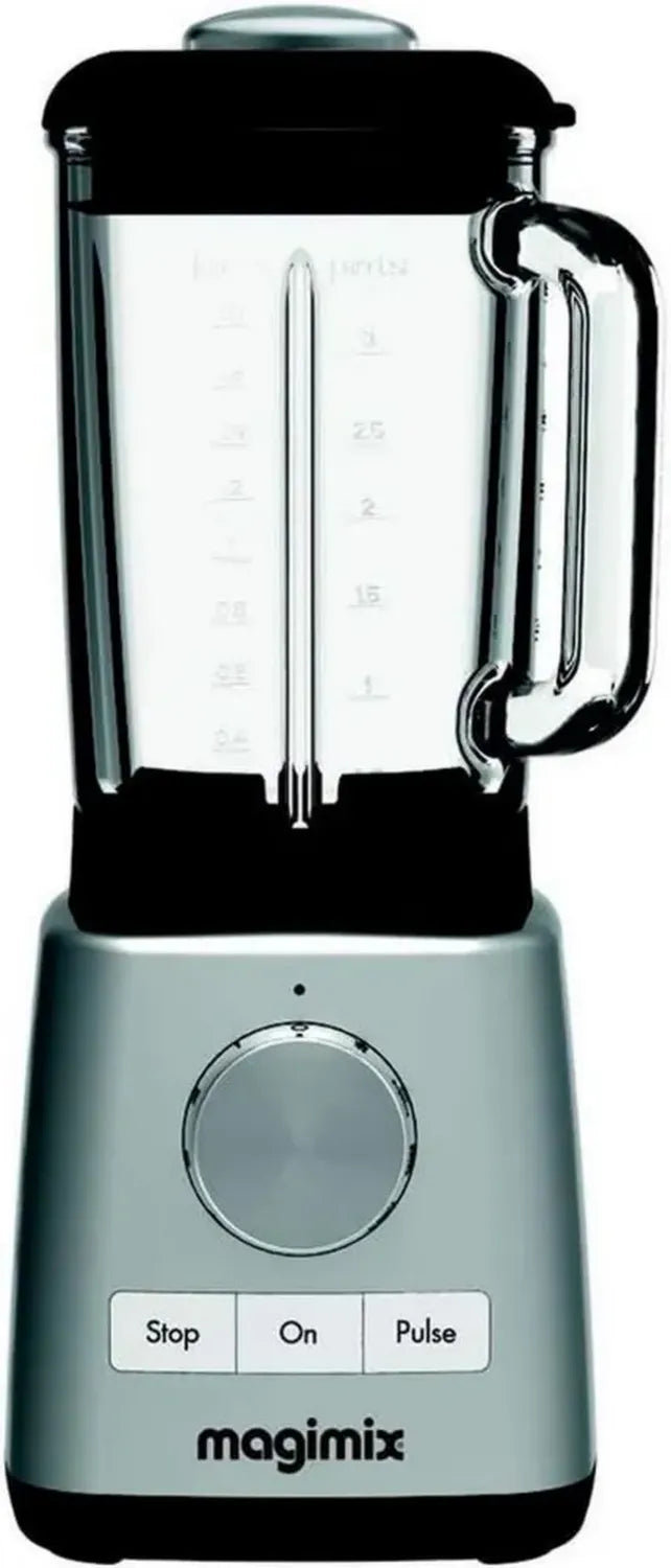 Mixeur en Verre 1,8 L 1200 W Magimix Chromé - Vitesse Réglable