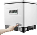 Mini Lave-vaisselle de Table 6 Couverts - Acier Inoxydable, Économie d'Eau, 800W, Idéal pour Cuisine Compacte
