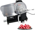 Trancheuse à Jambon 250 mm – Épaisseur Ajustable 0-15 mm – Design Élégant Noir – Haute Performance et Solidité