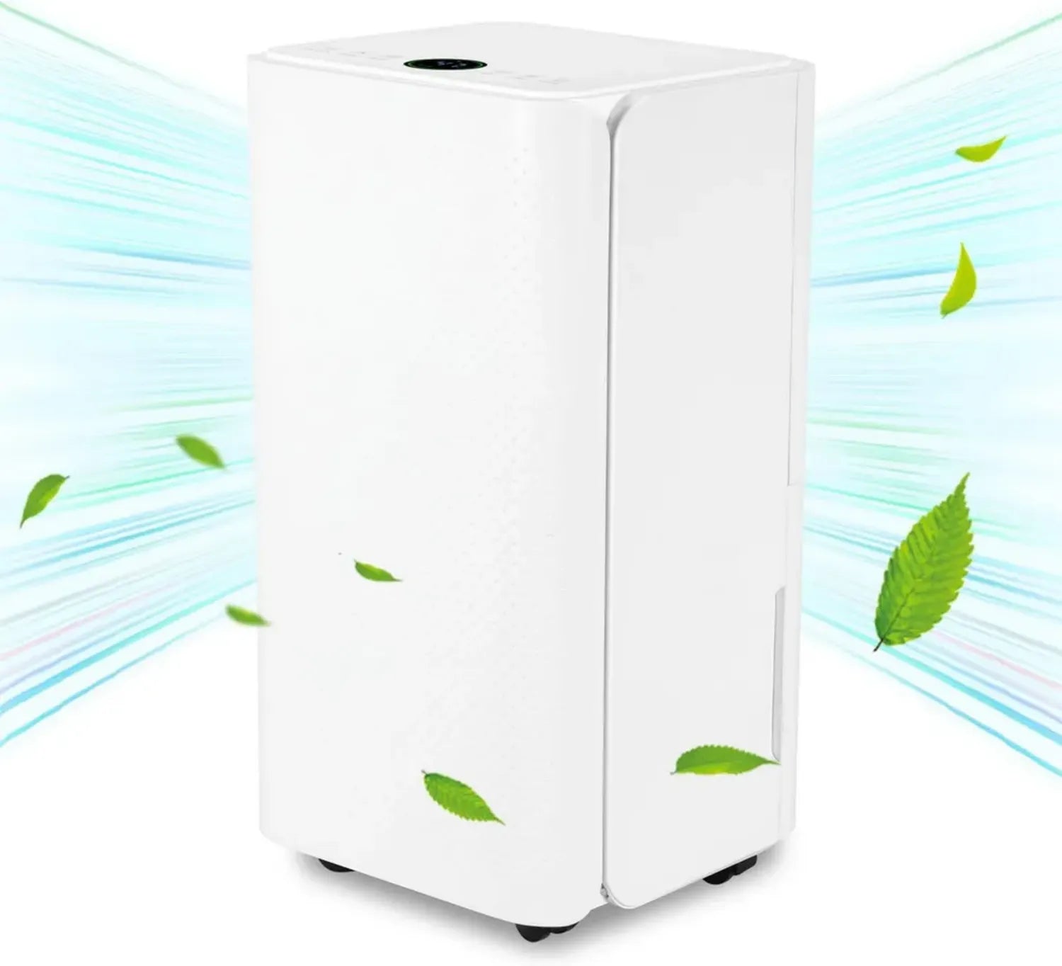 Déshumidificateur 16L/24H pour Pièce 160 m³ avec 4 Modes, Indicateur de Température, Tuyau de Vidange et Minuterie