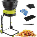 Déchiqueteuse de Feuilles Thermique 2500W, Ébrancheur Électrique 8.2KG, Utilisation Facile