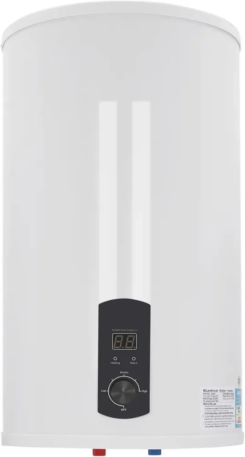 Chauffe-eau électrique instantané 2000W avec écran LED, capacité 70L pour cuisine et salle de bain