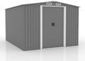 Abri de Jardin Métallique 8.08 m² Jura - Stockage Outils et Vélos