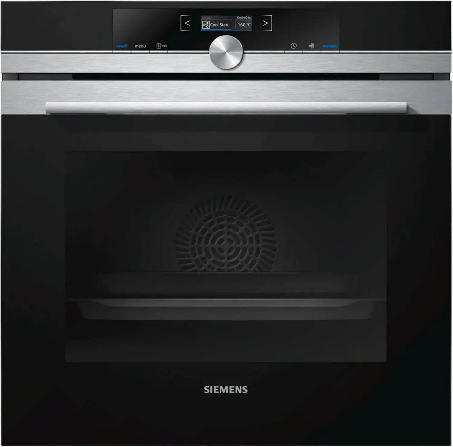 Four encastrable Siemens 71L A+ acier inoxydable noir
