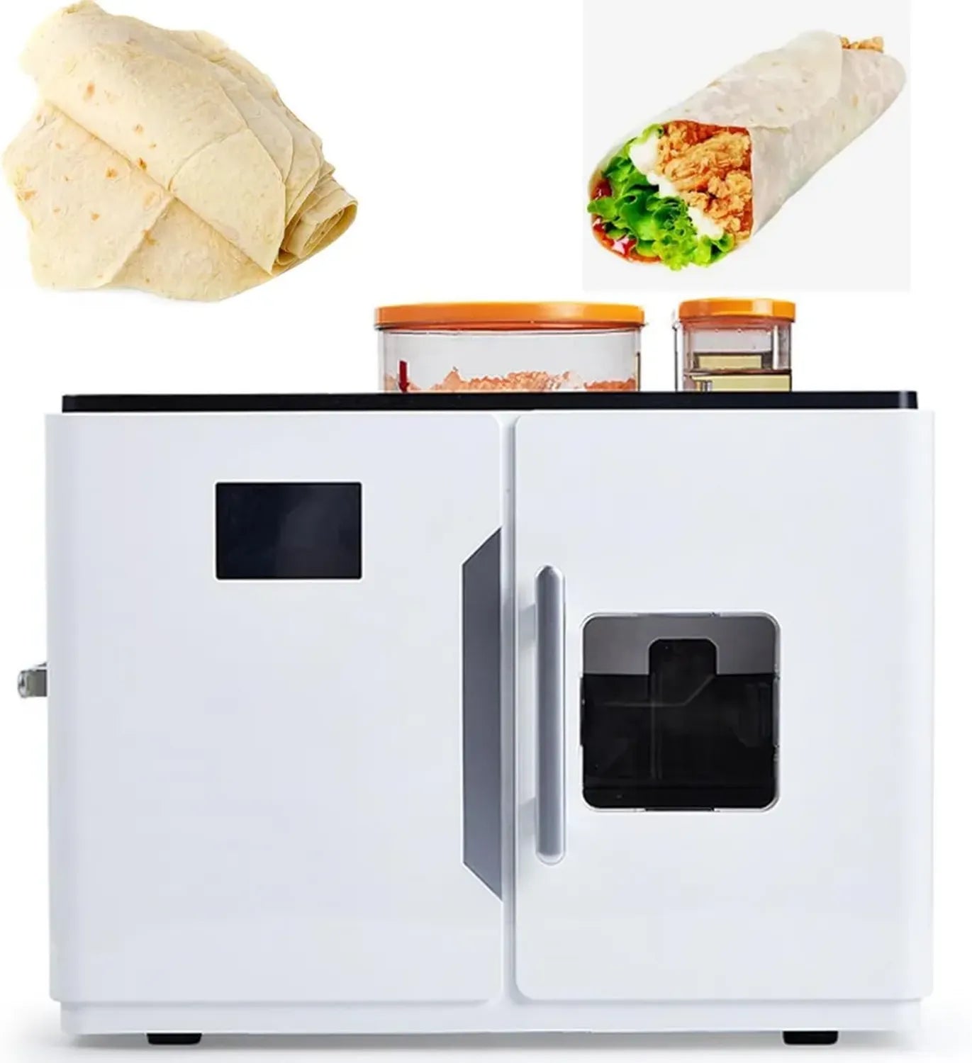 Appareil à pain automatique avec écran tactile pour 20 pains, tortillas, pitas