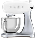 Robot Pâtissier Smeg SMF04WHEU, 10 Vitesses, Bol 4,8L, 800W, Blanc