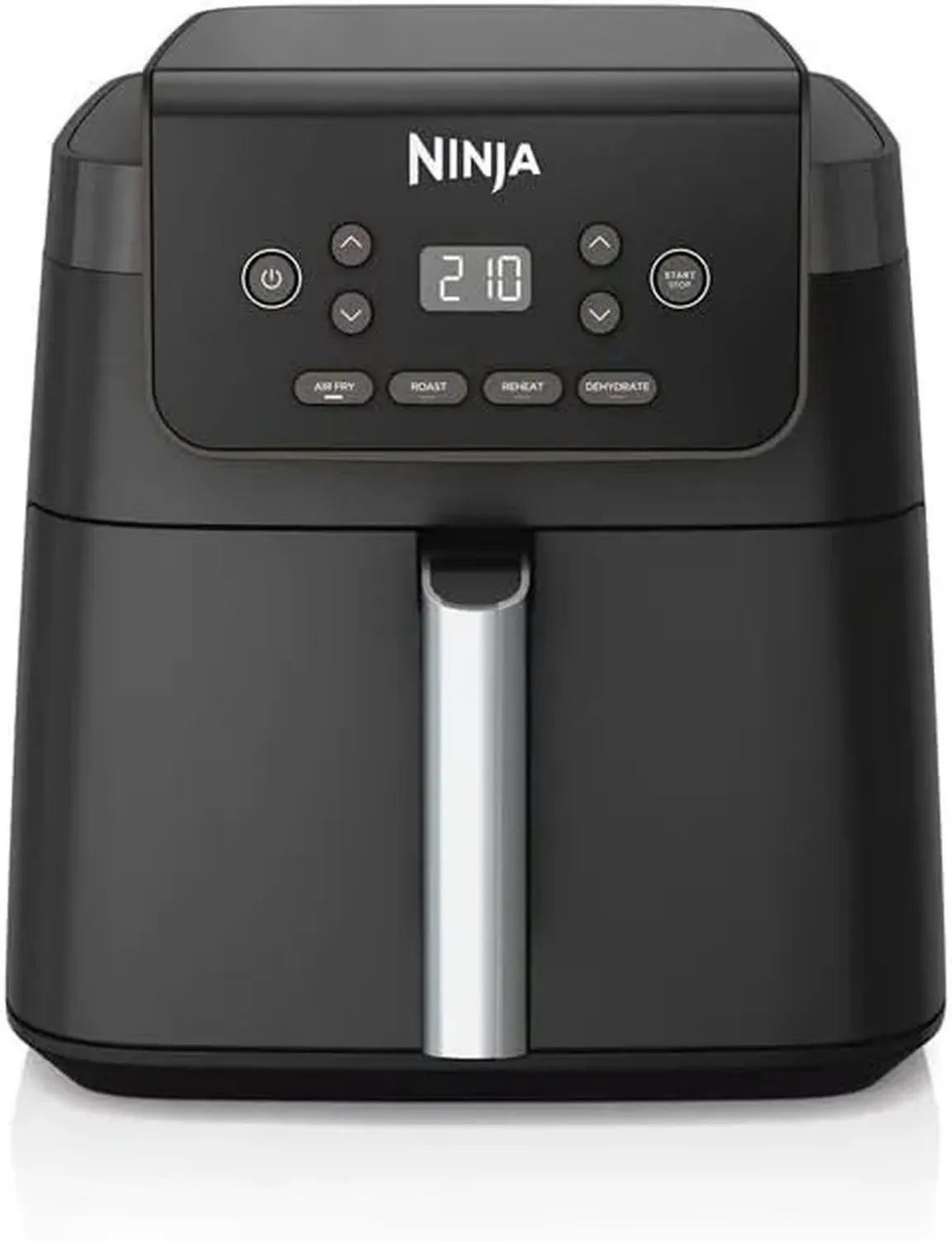 Ninja Friteuse à Air 6,2L Digital Antiadhésive, Rôtissoire Sans Huile, Panier Carré Lavable, Modèle Noir AF170EU