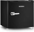 Mini Réfrigérateur Severin 31L, Congélateur Amovible, Écoénergétique Classe E, Style Rétro, Noir