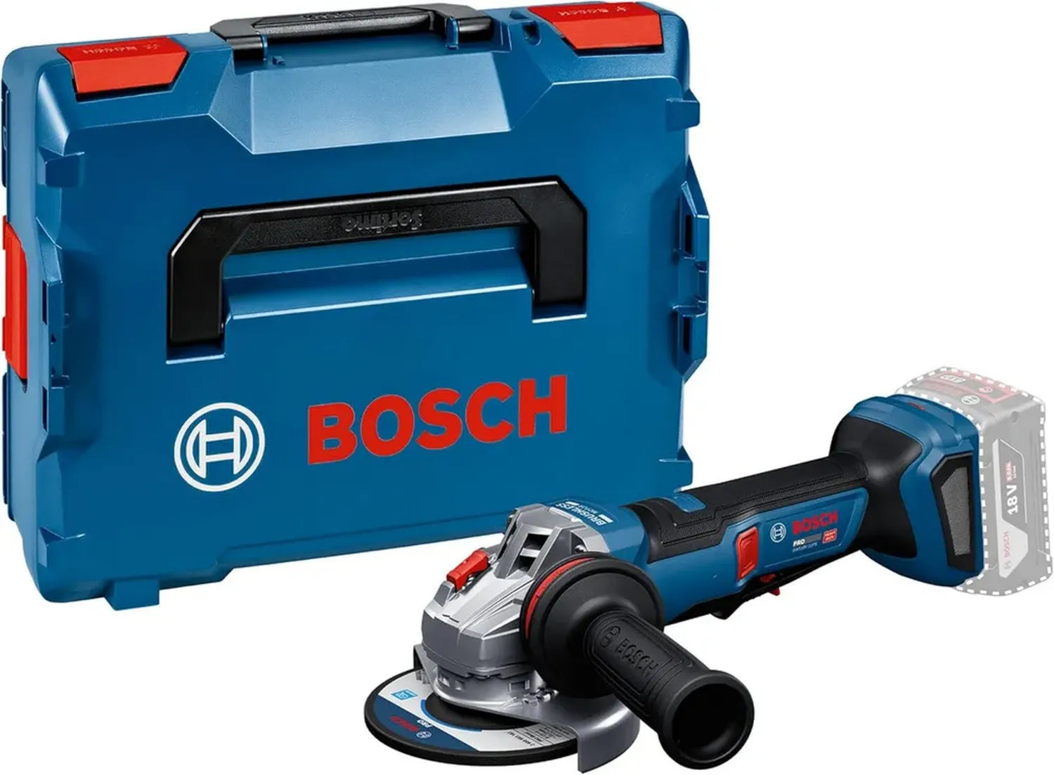 Meuleuse d'angle Bosch PRO 18V sans fil GWS18V-11PS avec coffret L-BOXX