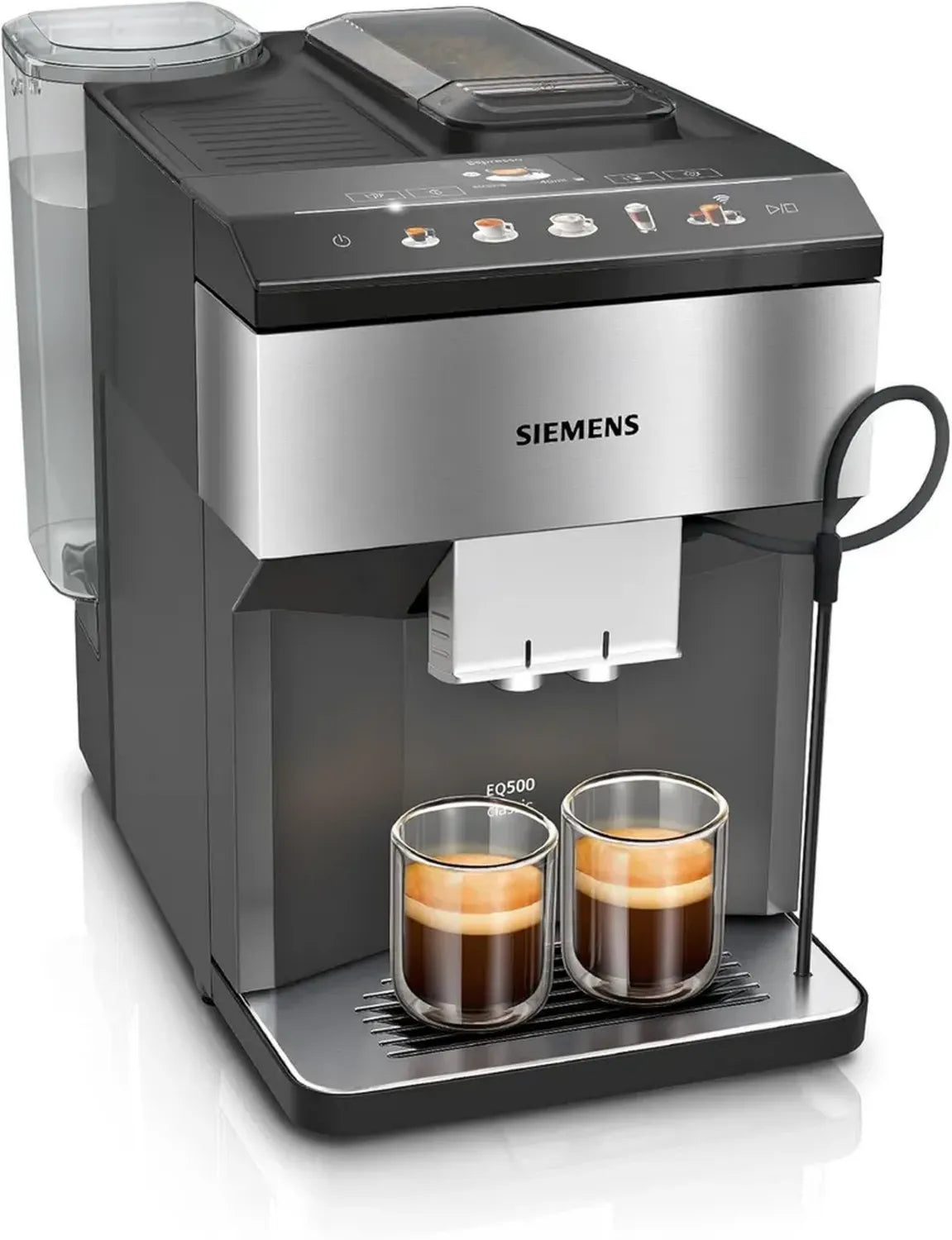 SIEMENS Machine à Café Automatique EQ500, Connectivité à Domicile, Inox/Noir