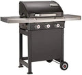 LANDMANN Rexon PTS 3.0 - Barbecue à gaz 3 brûleurs réglables, grilles émaillées, couvercle double paroi