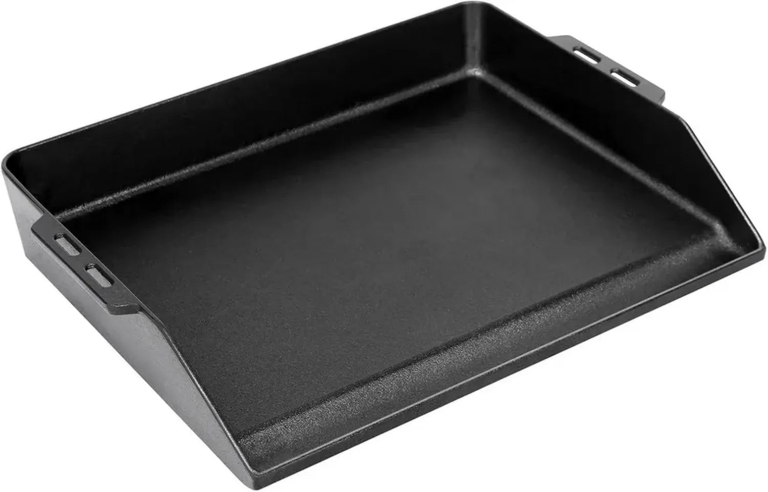 Plaque de cuisson en fonte émaillée 48x36 cm pour barbecue et four