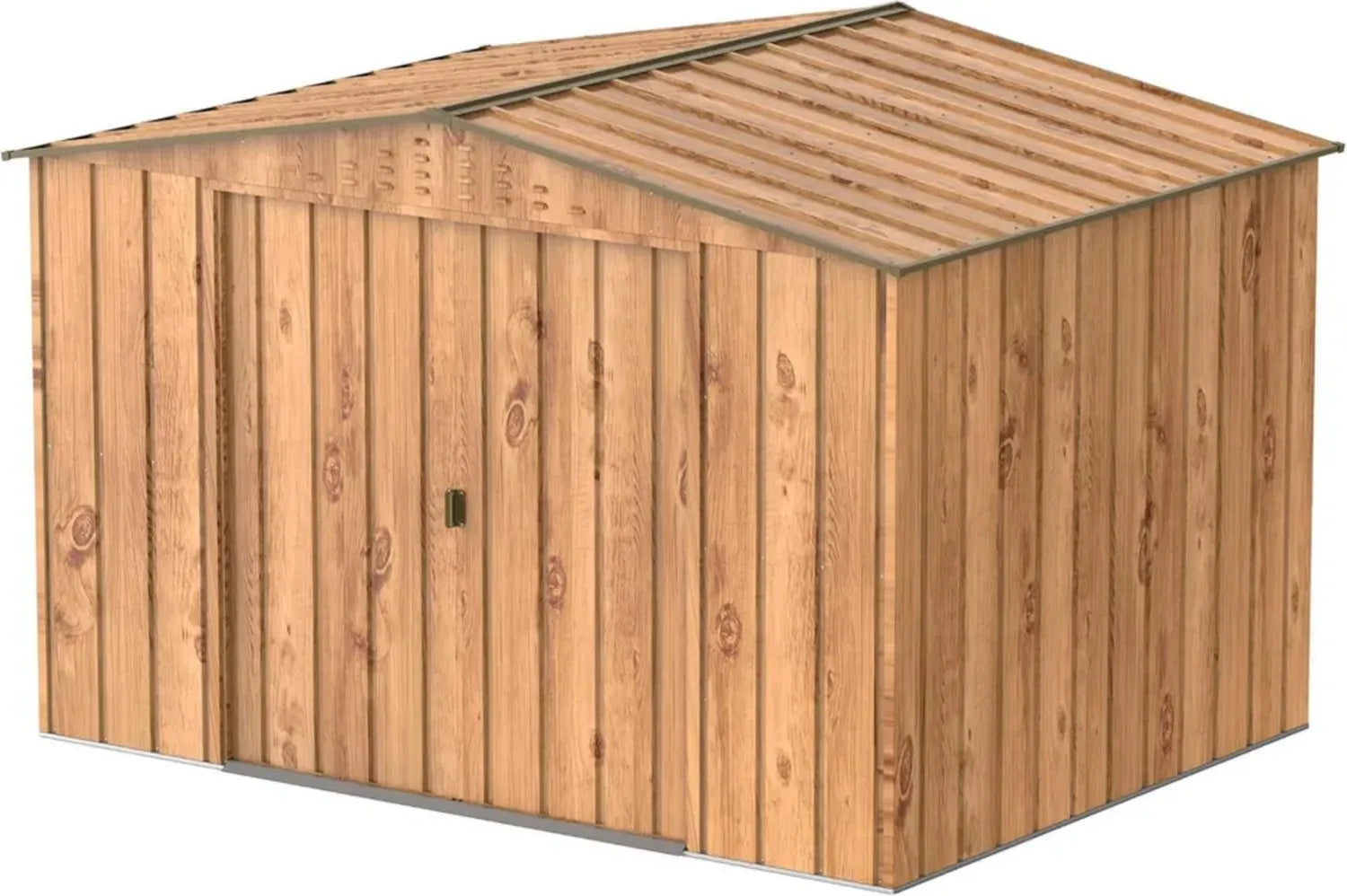 Abri de Jardin Duramax 10x8, Acier Galvanisé, Toit Renforcé, Résistant aux Intempéries