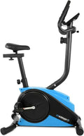 Vélo d'exercice CAMPO avec Roue d'Inertie 3kg, 8 Niveaux de Résistance, Capteurs Cardio, Écran LCD Ajustable
