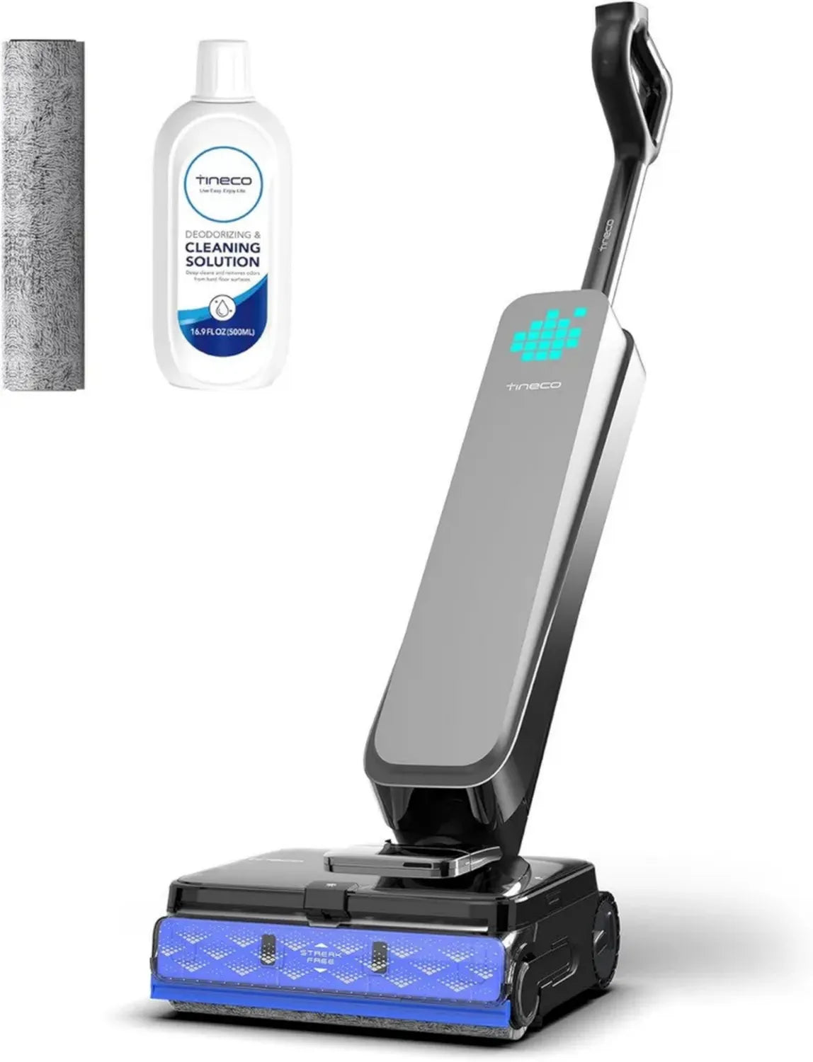 Aspirateur Laveur Tineco Floor One S9, Technologie Anti-Emmêlement, Nettoyage 3 Faces, Séchage Rapide, 80min d'Autonomie