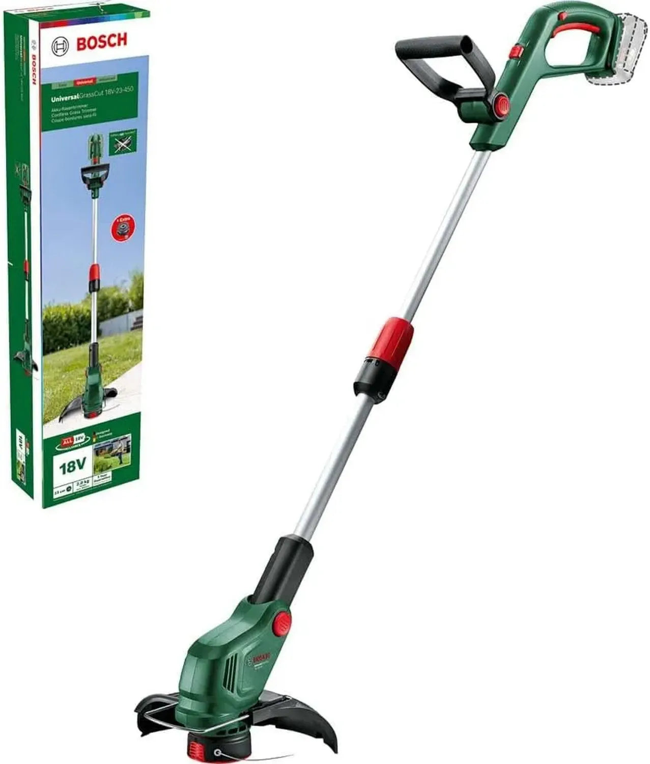 Tondeuse à Gazon Sans Fil Bosch 18V UNIVERSALGRASSCUT 230mm - Corps Seul