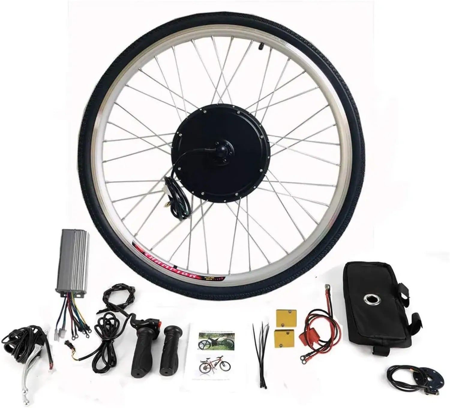 Ensemble de Conversion Vélo Électrique 28' 48V 1000W - Roue Avant