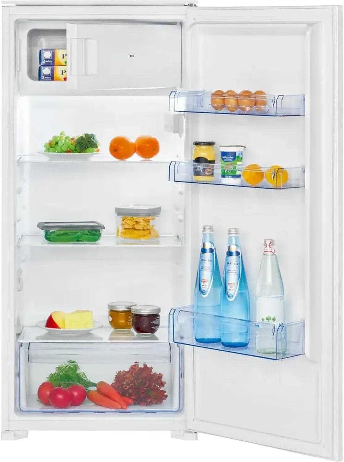 Réfrigérateur encastrable 181L Bomann KSE7812 - Froid statique, classe énergétique A++, éclairage LED, design moderne
