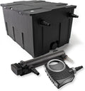 SunSun Ensemble Complet : Filtre Biologique CBF-550 pour Bassin jusqu'à 60,000L, Pompe de Filtration SuperECO CTF-8000 8000L/h 70W, Clarificateur UV-C CUV-336 36W