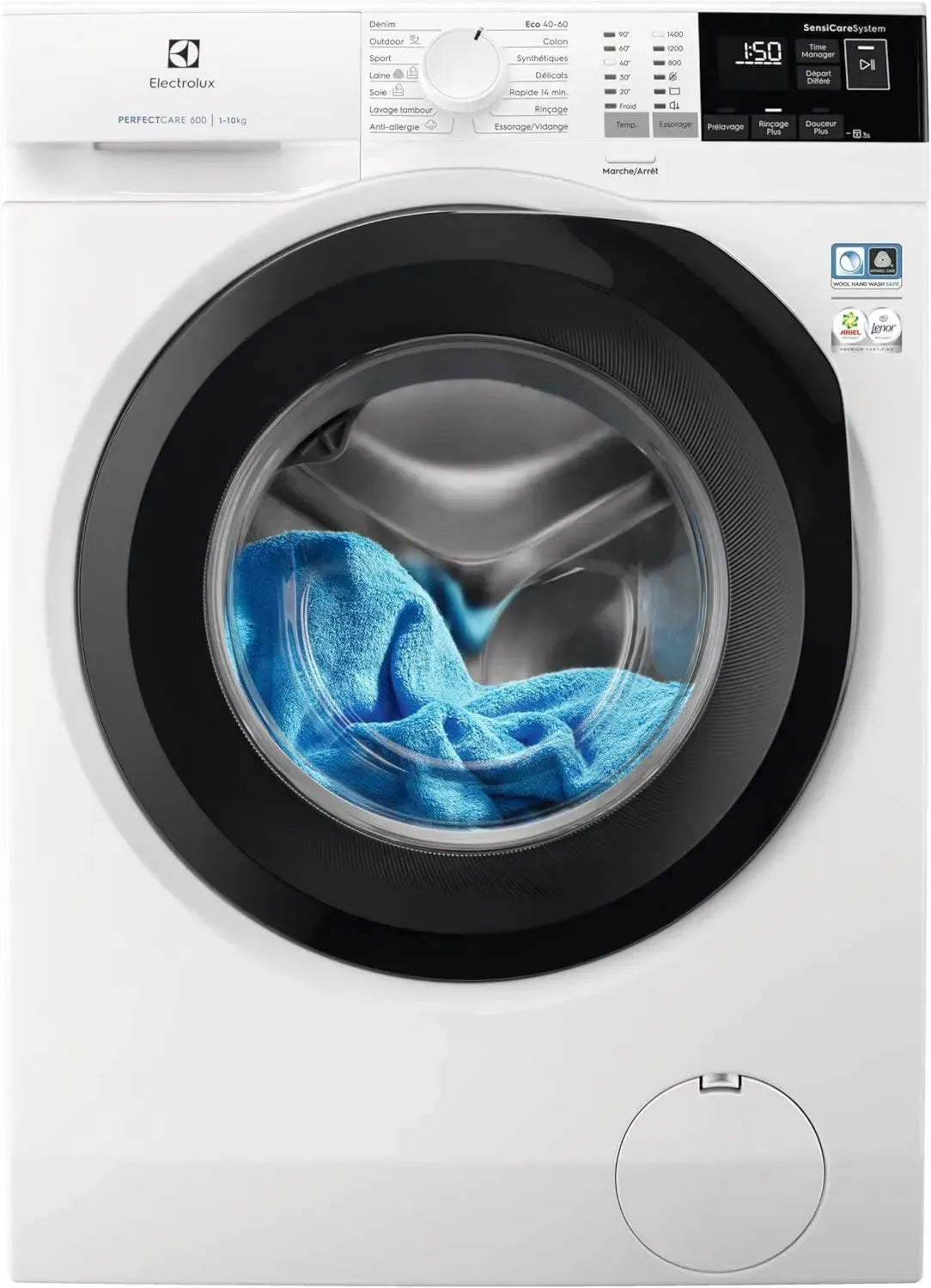 Lave-linge Frontale Electrolux EW6F4112RA, 11kg, Classe A+++, Blanc