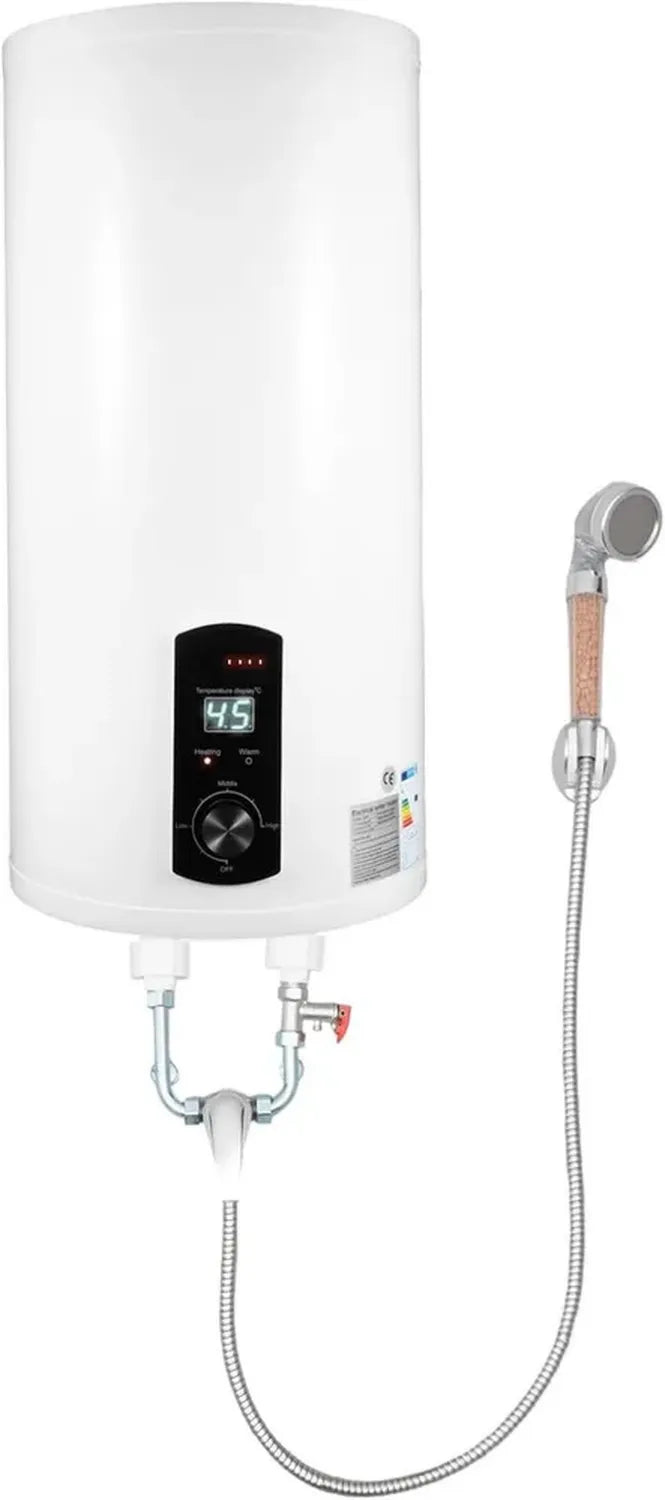 Chauffe-eau Électrique Mural 50-70L, 2000W, 220V, Protection Anti-Fuite, Température Réglable 25-75°C