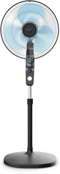 Ventilateur Rowenta sur Pied Anti-Moustiques, Compact et Performant, 3 Vitesses, Oscillation Automatique, Modèle Essential+ VU4420F2