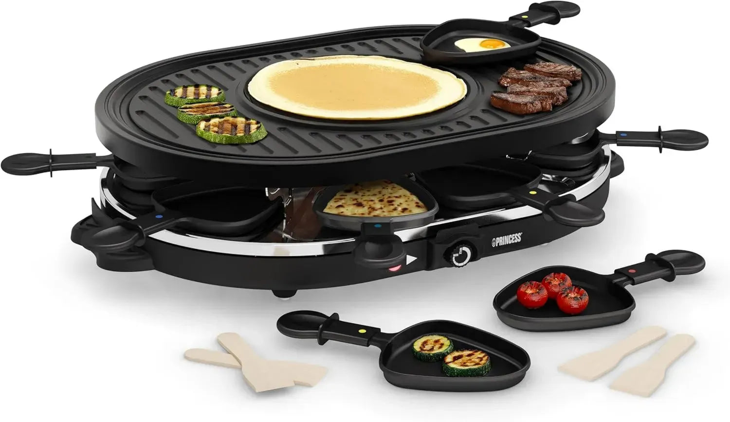Appareil à Raclette Ovale pour 8 Personnes - Princess 162700