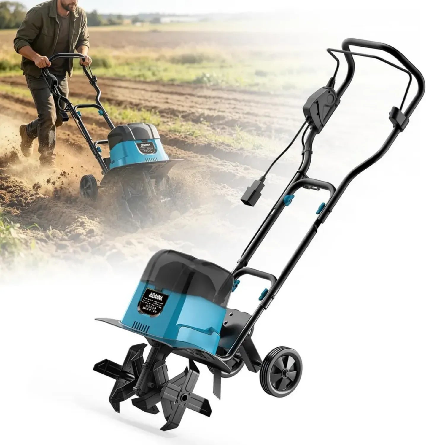 Motobineuse électrique sans fil 18 V pour Makita, largeur 36 cm, profondeur 18 cm, moteur brushless 1600 W (sans batterie)