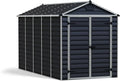 Abri de Jardin en Métal Canopia 6x12, 185x379 cm, Polycarbonate Anti-UV