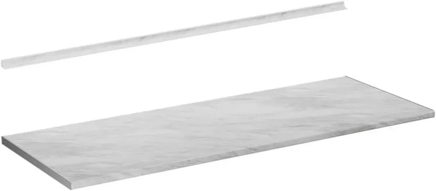 Plateau de Cuisine R-Line Vicco, Blanc Marbre, 160cm, Compatibilité Meubles Bas
