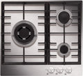 Plaque de Cuisson à Gaz Inox 60cm avec 3 Brûleurs - Modèle AT635HIX