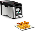 Tefal Friteuse Clear Duo: Moins de Fumée, Hublot Anti-Buée, Température Réglable, Minuteur 30 min