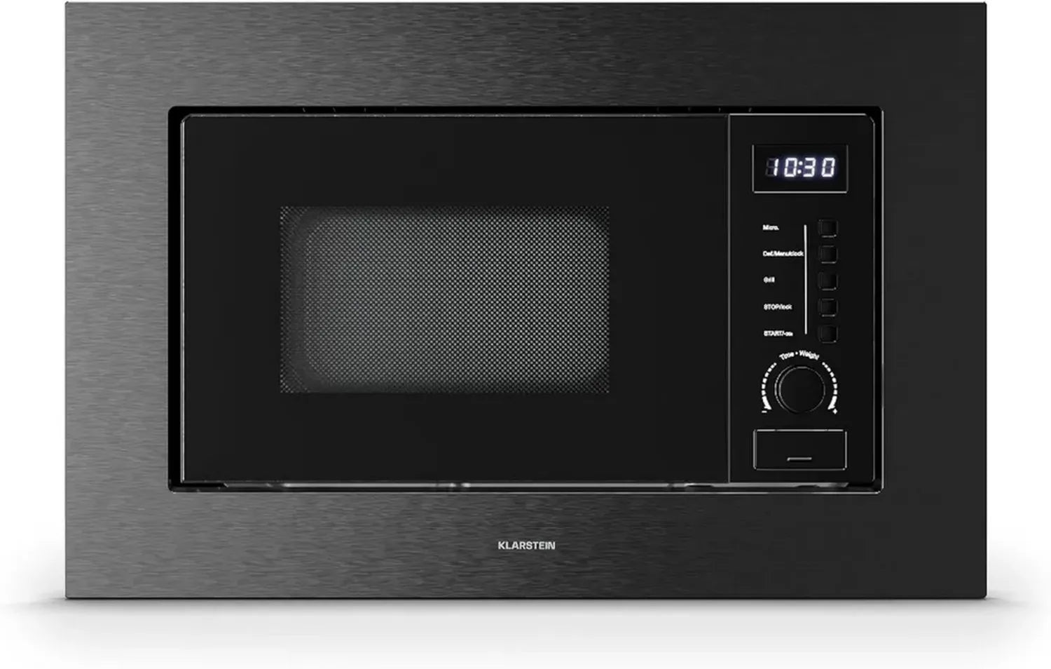Micro-ondes Encastrable avec Grill en Acier Inoxydable - 20L, 700W, 8 Programmes, Commande Tactile