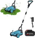 Tondeuse à Gazon sans Fil 21 cm, Batterie 21V 3,0 Ah, Hauteur Réglable pour Pelouse 50 m²