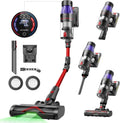 Ultenic U16 Aspirateur Balai sans Fil 50kPa, Autonomie 60min, Détection GreenEye, Tube Pliable, Brosse Anti-Emmêlement, Idéal pour Animaux, Tapis, Sols Durs et Voitures