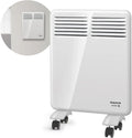 Taurus CHTA 500 - Radiateur électrique 500W, IP24, idéal pour salle de bain, montage mural, affichage numérique, programmable, sécurité anti-surchauffe, détecteur fenêtre ouverte, blanc
