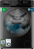Cecotec Lave-linge 8 kg Inverter, 1400 RPM, SteamMax, 15 Programmes, Chargement Frontal