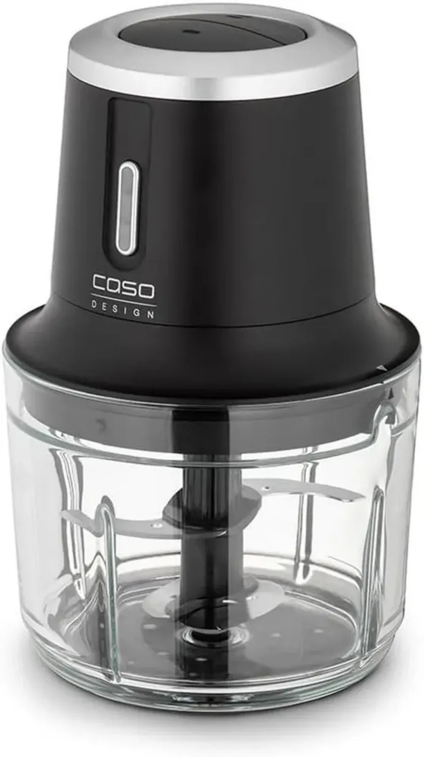 Hachoir Sans Fil CASO Chop & Go avec 4 Lames Inox, Autonomie 60 min, 2300 tr/min, Noir