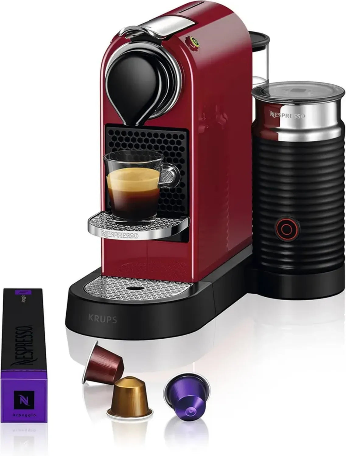 Machine à Expresso Krups Nespresso XN7615 avec Capsules