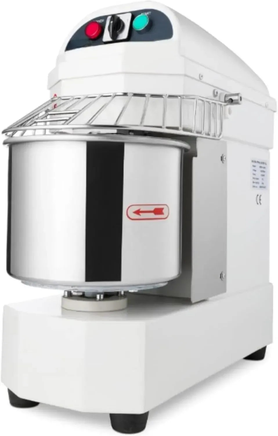 Mélangeur à Pâte Professionnel 10L - 650W en Acier Inoxydable