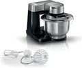 Bosch Robot Cuisine Serie 2, 900W, 7 Vitesses, Kit Pâtisserie, Bol Inox 3.8L - Noir