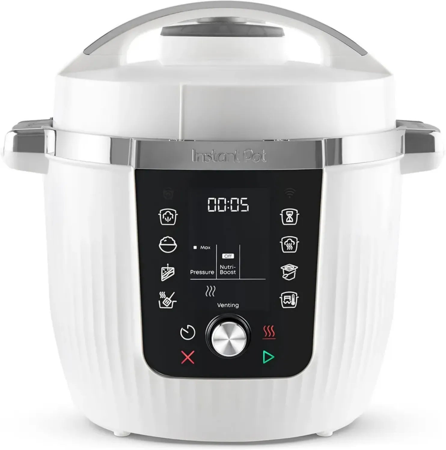 Instant Pot Multicuiseur 10-en-1 Blanc 5,7 L - Autocuiseur, Mijoteuse, Cuiseur à Riz